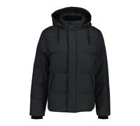 Flannel Hooded Puffer Jacket Gant Noir 2XL