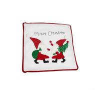 Flannel Pillowcase With Embroidered Santa Claus Design To Enhance Festive Home And Office Decor