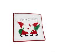 Flannel Pillowcase with Holiday Embroidered Santa Claus Design to Enhance Cozy Decor