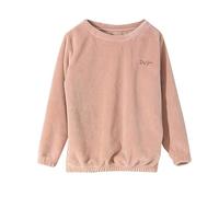 Flannel Pyjamas Tops for Women Fleece Fluffy Warm Pjs Furry Sleepwear Sherpa Winter Warm Pjs Long Sleeve Tops Thickened Plushed Loungewear Faux Fur Teddy Nightwear Pink