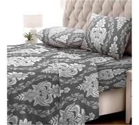 Flannel Sheet Set Seraphina GAVENO CAVAILIA Grey Double
