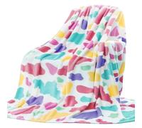 Flannel Style Blanket for Outdoor Trail Stops and Office Break Room Use Under Controlled Indoor Temperatures (B-40 * 50inch)