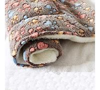 Flannel Thickened Dog Bed Mat Soft Pet Sleeping Mat for Dogs Cats Winter Warm Pet Blanket,E,XXL