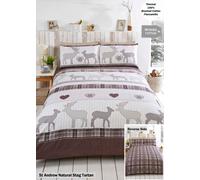 Flannelette 100% Brushed Cotton Duvet Quilt Cover Warm Bedding Set