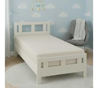 Flannelette Cot Bed Fitted Sheet Soft Brushed Cotton Bedding Comfort Cream