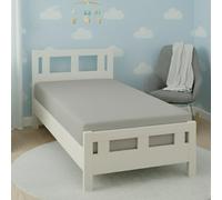 Flannelette Cot Bed Fitted Sheet Soft Brushed Cotton Bedding Comfort Grey
