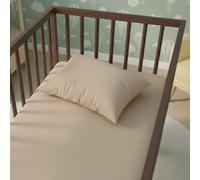 Flannelette Cot Bed Pillowcase Cover Soft Brushed Warmth And Comfort Beige