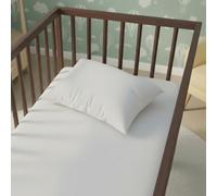 Flannelette Cot Bed Pillowcase Cover Soft Brushed Warmth And Comfort White