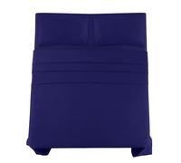Flannelette Fitted Sheet (FULL SET - FITTED SHEET + FLAT SHEET + PILLOWCASES) 100% Brushed Cotton Beautiful Bedding Set Soft Cosy Bedsheet Easy Care 160 GSM (Royal Blue, Single Full Set)