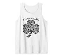 Flannigan Family Last Name Irish Ireland Celtic Tank Top