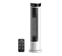 FLANUR 2000W Electric Heaters for Home, 60cm Tower Fan Heater with Programmable Thermostat, 12H Timer & Remote Control, Oscillation and ECO Mode, Space Heaters for Office, Bedroom, Home (White, 1Pack)