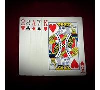 Flap 3.0 Magic Tricks Four-Time Visual Card Change Poke Vanishes and Appearing Magic Small Stage Show Illusions Gimmicks Mentalism Props (red back)