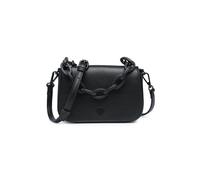 Flap Chunky Chain Top Handle Cross Body Bag JFY Black One Size