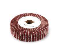 Flap discs Non-Woven Scouring Pad Grinding Wheel Flap Mop Polishing Disc 320 Grit 25mm Thickness 20mm Bore Diameter(100mm)