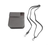 Flap for access PU Leather Bag for Instax for mini 41 Flap for(gray) | Shock-absorbent interior, scratch-resistant shell, secure snap closure, fits for mini 41 perfectly, grey brown black options