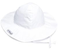 Flap Happy Baby Floppy Sun Hat UPF 50+, Highest Certified UV Sun Protection, Azo-free dye, White, M