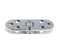 Flap Hinge Replacement 180 Degree Furniture Flush Mounted Hinges Adjustable Cabinet Door Concealed Hinge Enduring Folding Zincs Alloy Invisible Hinges Furniture Fitting Hardware