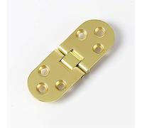 Flap Hinges Hardware Alloy Table Metal Round Edge Sewing Machine Folding Furniture Flip Tray Hinge for Folding Tabletop Desk Easy Install(Gold)