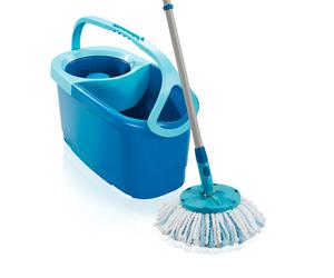 Flap Mop and Bucket Rotating Mop Blue 6 Liter