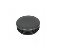 Flap Plug for Round Pipe 150 mm - Black - PE Polyethylene - Cover Caps - Robust Plastic Tube Cover - for Perfect Protection