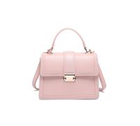 Flap Top Handle Metal Push Lock Grab Bag JFY Pink One Size