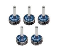 Flap Wheel 25 x 10mm 6mm Shaft 60Grit - Pack of 5 - FW2510605
