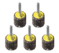 Flap Wheels Shank Mounted Sanding 5PCS 25mm/40mm Shank Abrasive Flap Wheel Sander,Flap Sanding Wheels