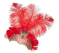Flapper Headband - Fabric, Headband, Stage Costume Accent | Elegant Fascinator Headpiece for Costume, Dance, Staging, Styling