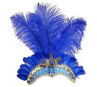 Flapper Headband - Fabric, Headband, Stage Costume Accent | Elegant Fascinator Headpiece for Costume, Dance, Staging, Styling