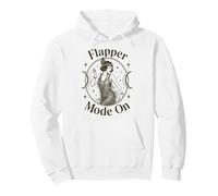 Flapper Mode On Dancing Woman 1920s Pullover Hoodie