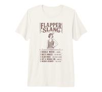 Flapper Slang 1920s Roaring 20s Vintage Jazz Age Premium T-Shirt