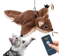 Flapping Bird Cat Toy,Interactive Cat Toy Plush Sugar Glider Cat Toys - Cat Nip Toys, Realistic Bird Cat Toy for Attracting Your Cat's Attention, Indoor, Home