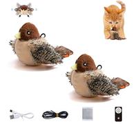 Flapping Bird Cat Toy,Interactive Chirping Bird Cat,Upgraded Chirping Bird Cat Toy Flapping Wings, Flapping Bird Cat Toys for Bored Indoor Adult Cats,Interactive Cat Toys Kitten Supplies (1pcs)