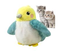 Flapping Bird Cat Toy - Realistic Electric Teaser, Chirping Flapping Wings Bird Cat Toys, Interactive Pet Play Toy with Sound for Indoor Outdoor Living Room Study Room Backyard Balcony Bedroom, Fun Ex