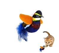 Flapping Bird Cat Toy, Simulated Chirping Bird Cat Toy, Automatic Flying Birds Toys for Cats, Funny Interactive Pet Toys, Creative Realistic Birds for Indoor Kittens Exercise