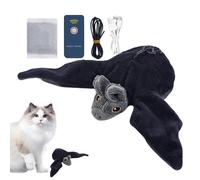 Flapping Bird Cat Toy, Simulated Chirping Bird Cat Toy, Interactive Cat Toys for Indoor Cats, Funny Flying Bird Toy with Catnip, Automatic Moving Cat Bird Chasing Toy for Kittens