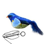 Flapping Bird - Fabric PP 13x4.5x6cm | Cat Toys With Bird Sounds | Interactive Cat Toys Chirping Birds | Rechargeable Touch Activated Kitten Toy For Cats To Play Alone Indoor Ent