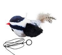 Flapping Bird - Fabric PP 13x4.5x6cm | Cat Toys With Bird Sounds | Interactive Cat Toys Chirping Birds | Rechargeable Touch Activated Kitten Toy For Cats To Play Alone Indoor Ent