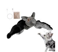 Flapping Cat Toy, USB Rechargeable Cat Mice Toys, Super Soft Cat Plush Toys, Interactive Cat Toy, Motion Activated Squeaky Toys for Indoor Cats
