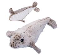 Flapping Cat Toys - USB Rechargeable Cat Enrichment Toy - Stuffed Sea Animals Cat Kicking Flapping Toy for Pets, Kitten, Small Dog, Puppy