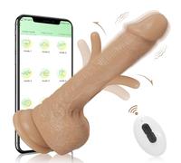 Flapping Dildo Vibrator for Women - App Control G Spot Vibrators with 9 Flapping Vibrating Modes, Realistic Dildos Penis Toys with Strong Suction Cup, Clitoral Anal Stimulation Adult Sex Toys4women
