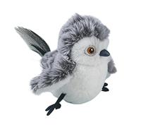 Flapping Sparrow Cat Toys - Chirping Flapping Bird | Touch Activated Cat Exercise Toys | Simulated Chirping Bird Cat Toy | Simulation Interactive Toys With Feather For Indoor Kittens Exer