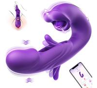 Flapping Vibrators Sex Toy, APP Remote Control Vibrator with 7 Flapping&Licking Modes Adult Toys,Hollow Design Sex Toys Vibraters4 Women Toy deep Sex Toýs for Woman Sex toyscouples for Couples