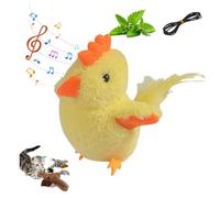 Flappy Bird Cat Toy, 2026 New Interactive Chirping Bird Cat Toy with Remote Control, Chirping Birds Cats Toys Flapping Wings, Flying Interactive Simulation Electric Cats Toys