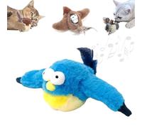 Flappychase - Flappy Chase Cat Toy, Flappychase Interactive Cat Toy, Flappy Chase Brid With Catnip, Chirping Bird Cat Toy Flapping Wings, Chirping Bird Cat Toy Flapping Wings 3 Modes (E 1 Pcs)