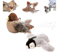 Flappychase - Flappy Chase Cat Toy, Flappychase Interactive Cat Toy, FlappyChase Interactive Cat Toy, Flapping Bird Cat Toys For Indoor Cats, Chirping Bird Cat Toy Flapping Wings 3 Modes (A+C 2 Pcs)