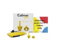 Flare Calmer Kids - Ear Plugs Alternative - Reduce Annoying Noises Without Blocking Sound - Soft Reusable Silicone (Yellow, Kids)