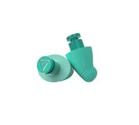 Flare Earshade - Earplugs - Block Sound - Aerospace Aluminium & Super Soft Memory Foam - Green