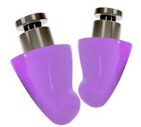Flare Audio Earshade Pro | Stylish Metal Ear Plugs for Noise Reduction | SNR 31 dB Certified Protection, Titanium Stem, Heat-Reactive Memory Foam, Mix-and-Match Colour Options