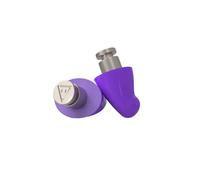 Flare Earshade Pro - Earplugs - Block Sound - Aerospace Titanium & Super Soft Memory Foam - Violet